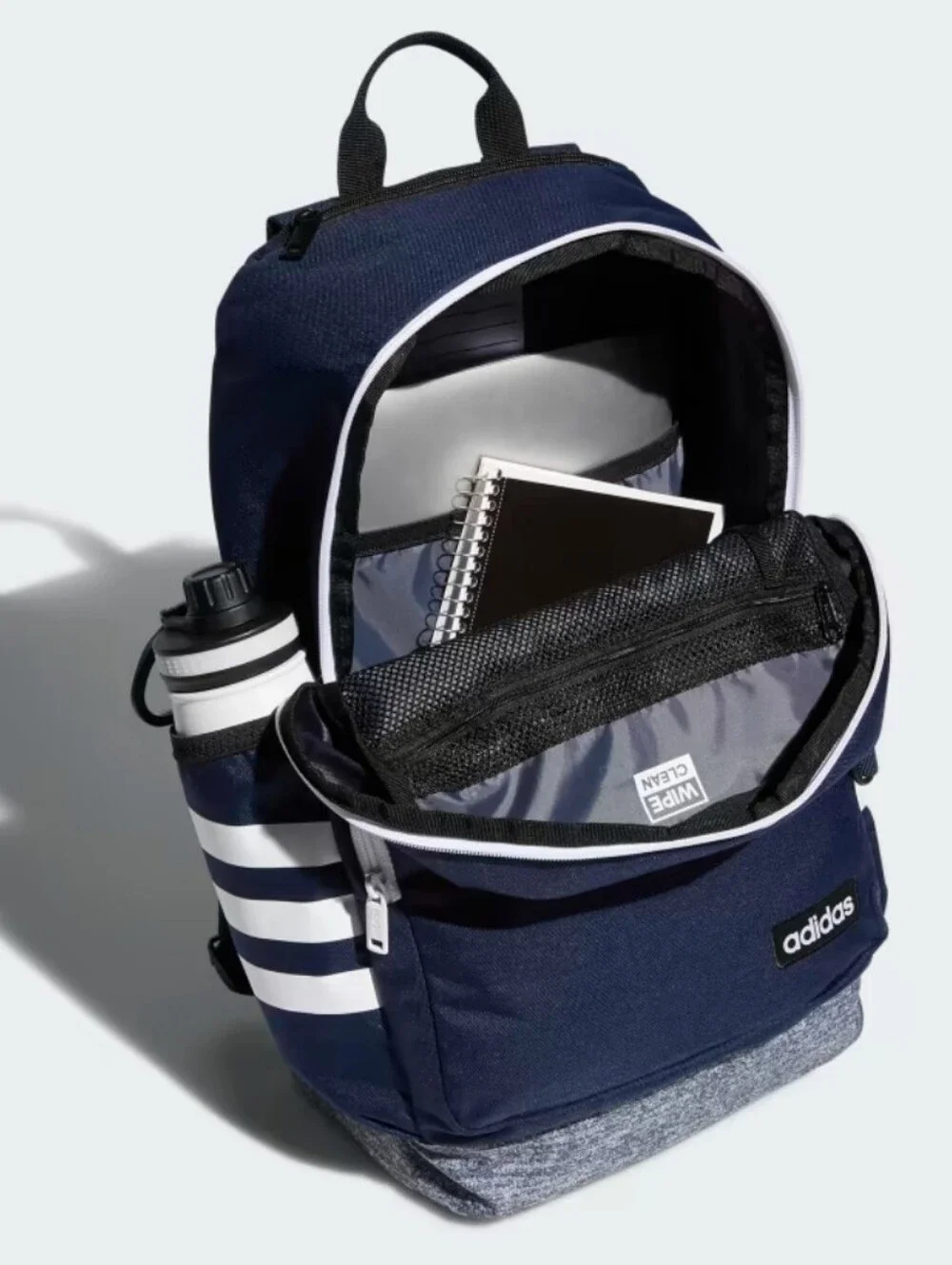 adidas Navy and White Men's Backpack